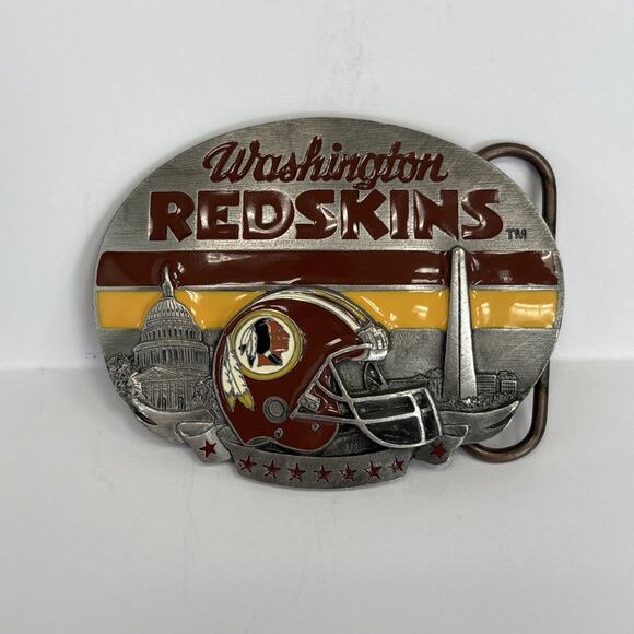 Vtg Washington Redskins Commanders 1993 Team NFL Siskiyou Belt Buckle Limited Ed - Picture 2 of 7